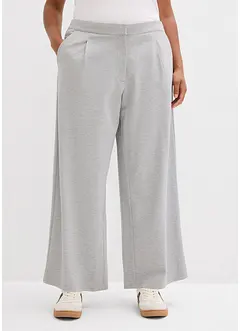 Bukse i viskosemiks og ledig stil med vide ben, bonprix