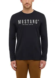 Langermet topp "Asheville" i 100% bomull fra Mustang, Mustang Jeans