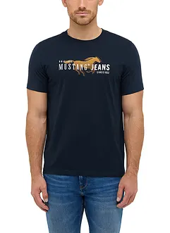 T-skjorte "Austin" i 100% økologisk bomull fra Mustang, Mustang Jeans