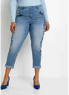 Slim Fit-jeans, Mid Waist, cropped, bonprix