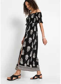 Off shoulder-kjole i lett viskose, bonprix