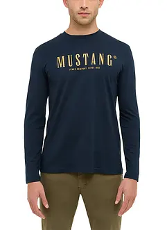 Langermet topp "Asheville" i 100% bomull fra Mustang, Mustang Jeans
