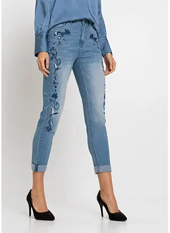Slim Fit-jeans, Mid Waist, cropped, bonprix