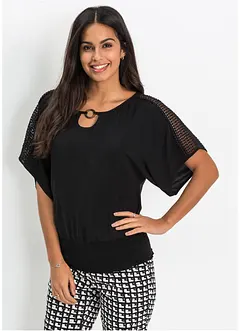 Bluse i 100% viskose, bonprix
