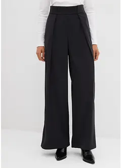 Bukse med legg og utsvingte ben, bonprix