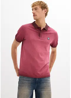 Piké-poloskjorte i vasket look, bonprix