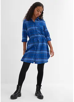 Blusekjole av flanell, bonprix
