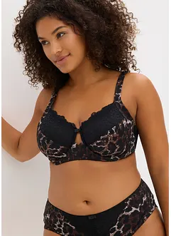 Spile-BH med vatterte skulderbånd og delikate blonder, bonprix