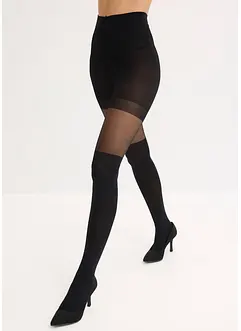 Formende strømpebukse i overknee-look, bonprix