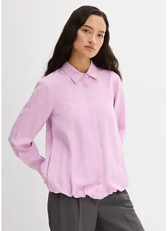 Satengbluse i viskosemiks, bonprix