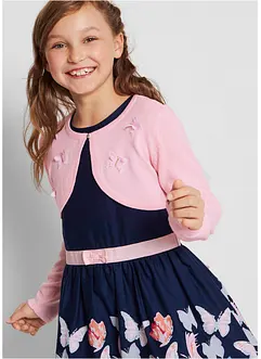 Strikket bolero med sommerfugl-applikasjon, bonprix