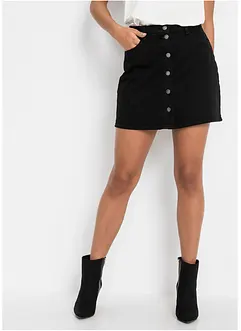 Denimskjørt med stretch, bonprix