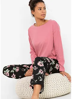 Pyjamas av økologisk bomull, bonprix