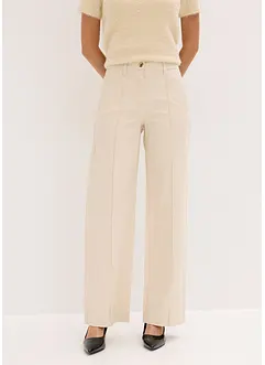 Twillbukse med biser og lomme med sydd kant, bonprix