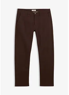 Relaxed Fit stretch-chinos med økologisk bomull, Straight, bonprix