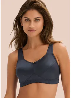 Avlastnings-BH uten spiler med vatterte skulderbånd og materiale med glans, bonprix