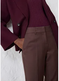 Bukse i smal modell med ull, bonprix