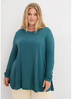 Langermet topp av myk viskose, bonprix