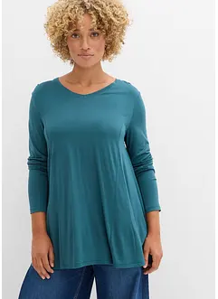 Langermet topp av myk viskose, bonprix