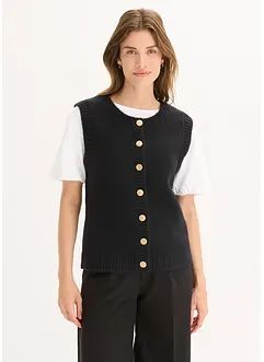 Strikket vest, bonprix