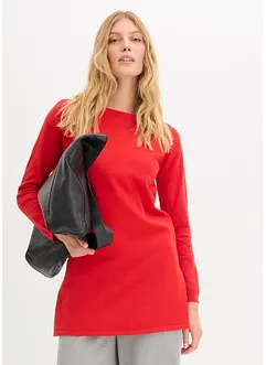 Lang genser med resirkulert bomull, bonprix