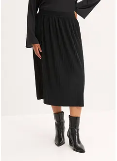 Jerseyskjørt i lett viskosemiks, bonprix