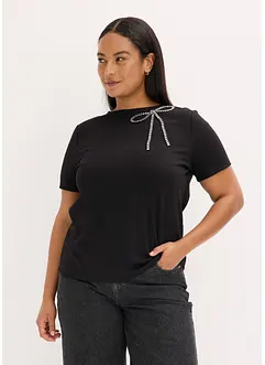 Topp med strass-applikasjon, bonprix