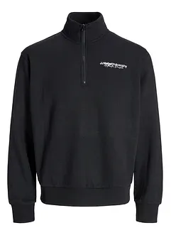 JJ REBEL-sweatshirt med kort glidelås, J&J Rebel