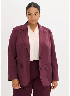 Blazer i semsket skinn, bonprix