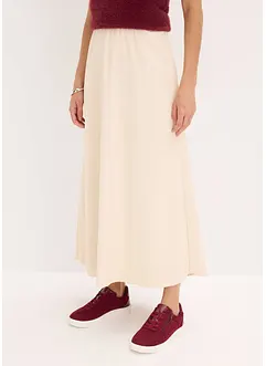 Maxiskjørt i strukturmateriale, bonprix