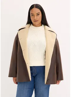 Jakke i imitert lammeskinn, bonprix