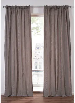 Ugjennomsiktig gardin i økologisk bomull (1-pack), bonprix