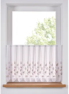 Gardinkappe med broderi, bonprix