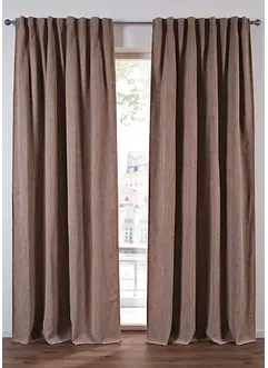 Mørkleggingsgardin i strukturmateriale (1-pack), bonprix