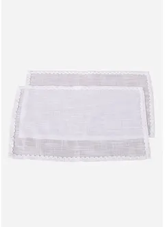 Bordbrikker med dekorativ bise (2-pack), bonprix