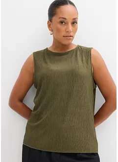 Crinkle topp, bonprix