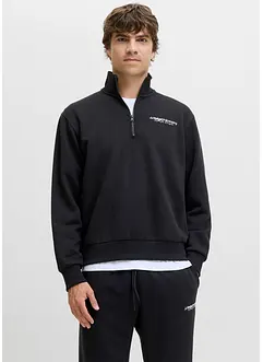 JJ REBEL-sweatshirt med kort glidelås, J&J Rebel