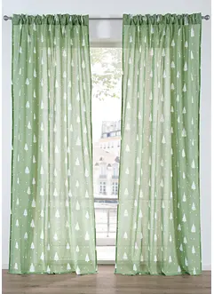 Gardin av økologisk bomull (1-pack), bonprix