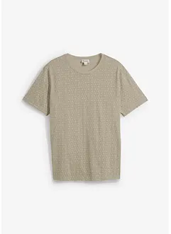 T-skjorte i 100% økologisk bomull med trykt minimønster, bonprix