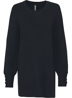 Lang genser med knapper, bonprix