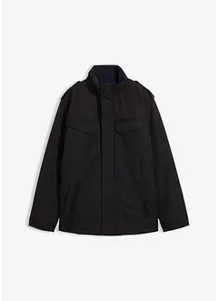 Vanntett funksjonsjakke med skjult hette og spensel på skuldrene, bonprix