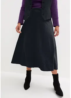 Utsvingt jerseyskjørt, bonprix