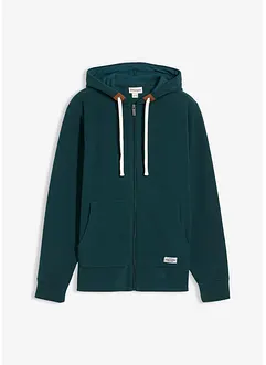 Hettejakke i fleece med påsatte lommer, bonprix