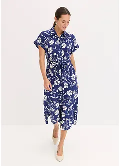 Mønstret skjortekjole, bonprix