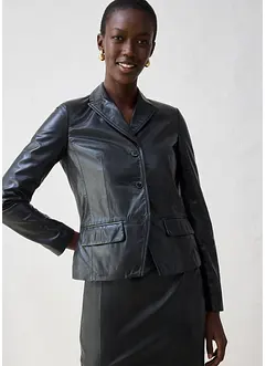 Kort blazer i lammenappa, bonprix