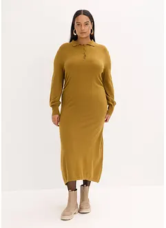 Strikkekjole i myk viskosemiks, bonprix