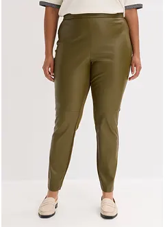 Bukse i imitert skinn i Punto di Roma-miks, bonprix