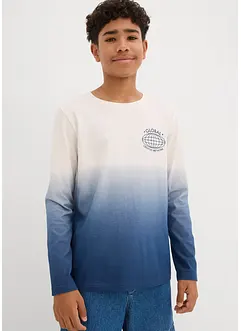 Langermet topp i 100% økologisk bomull, bonprix