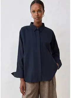 Skjorte med silke, bonprix