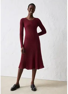 Strikkekjole av merinoull, bonprix